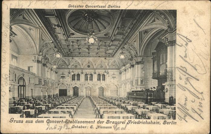 Berlin Concert-Etabllissement
Aktien-Brauerei