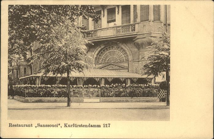 Berlin Restaurant Sanssouci