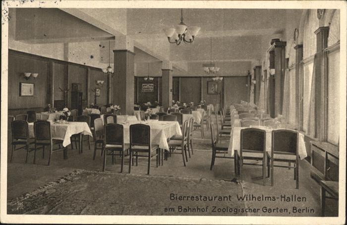 Berlin Bierrestaurant Wilhelms-Hallen