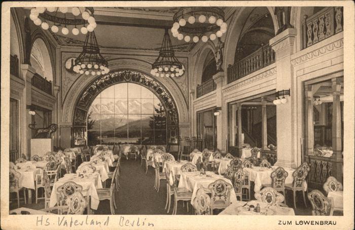 BERLIN  CITY haus Vaterland
Loewenbraeu