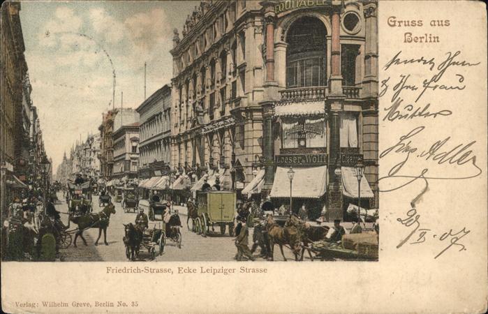 Berlin Firedrich-Strasse
Leipziger Strasse