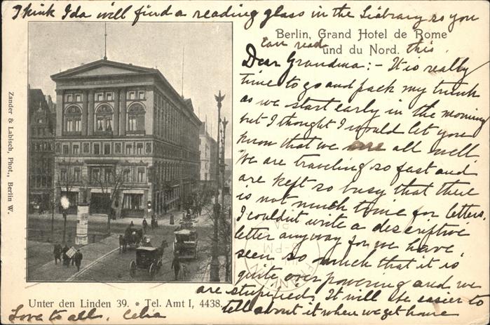 Berlin Grand Hotel de Rome