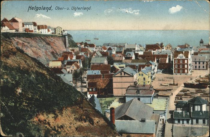 HELGOLAND Insel Schleswig-Holstein Ober- u. Unterland