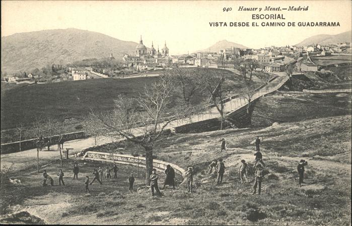 Madrid Spain Camino de Guadarrama