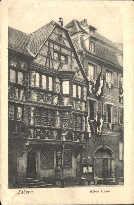 Zabern Saverne Altes Haus Fachwerkhaus