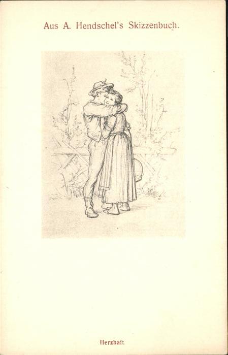 Kuenstlerkarte A Hendschel