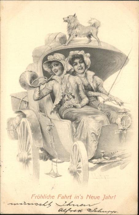 Neujahr Fröhliche Fahrt