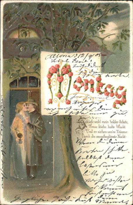 Wochentage Montag Prägedruck