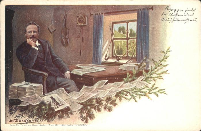 Kuenstlerkarte E Döcker