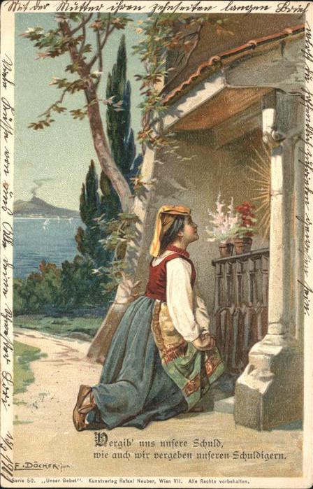 Kuenstlerkarte E Döcker Vergebung