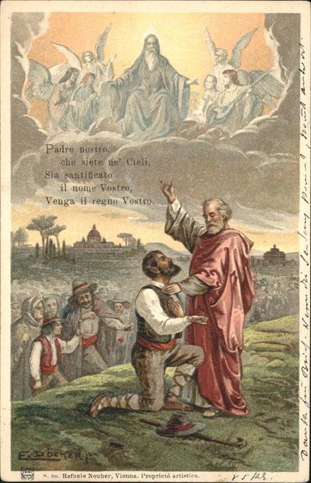 Kuenstlerkarte E Döcker Engel