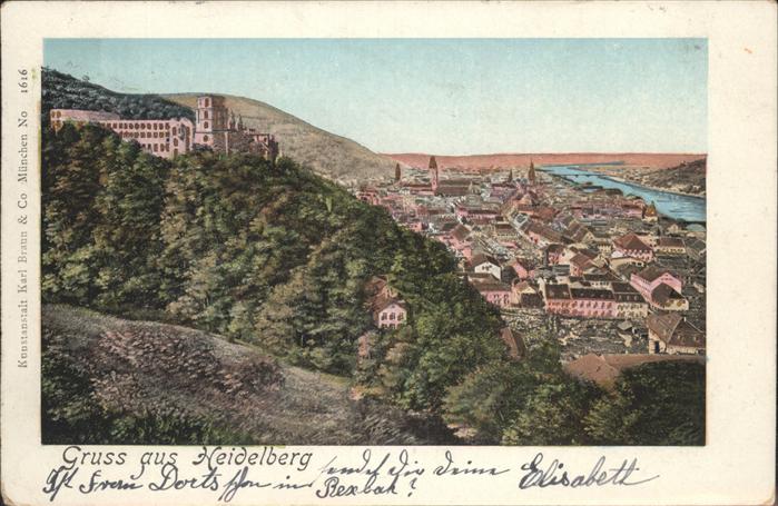 Heidelberg Neckar Goldfenster