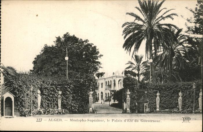 Alger Algerien Mustapha Superieur Palais
