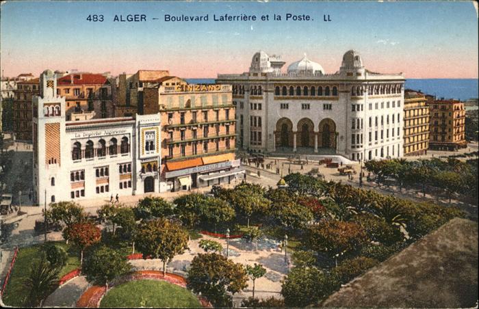Alger Algerien Boulevard Laferriere Poste