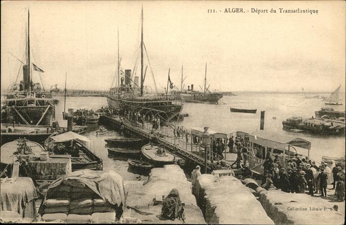 Alger Algerien Depart Transatlantique