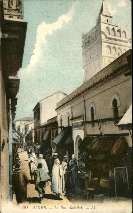 Alger Algerien Rue Abdaliah
