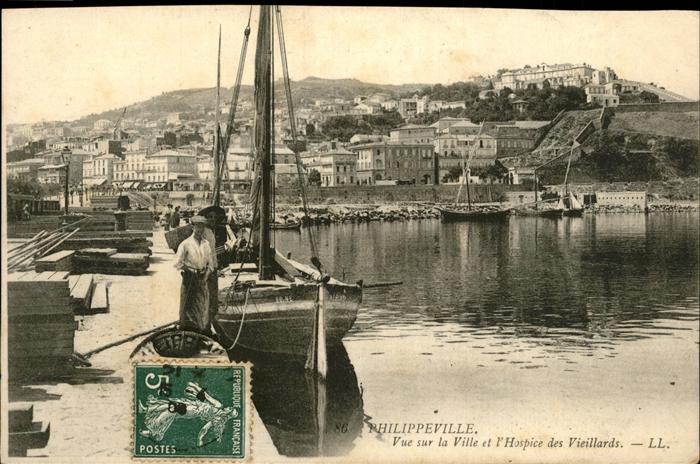 Philippeville Algerien Hospice Vieillards Schiff
