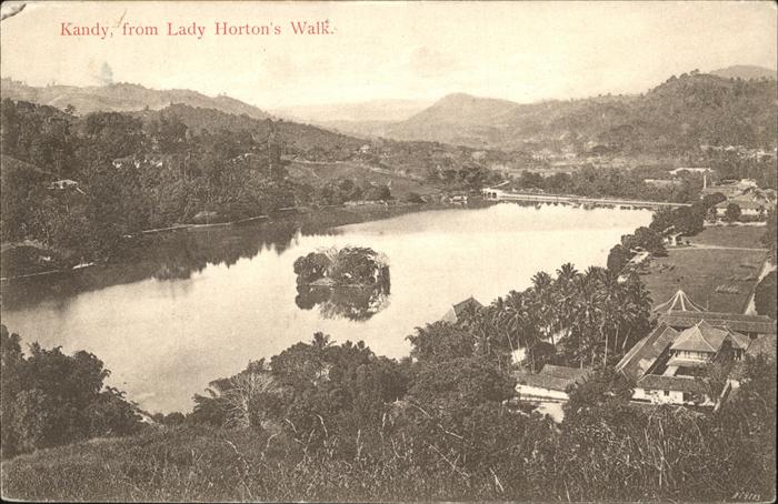 Ceylon Sri Lanka Kandy frpm Lady Hortons Walk
