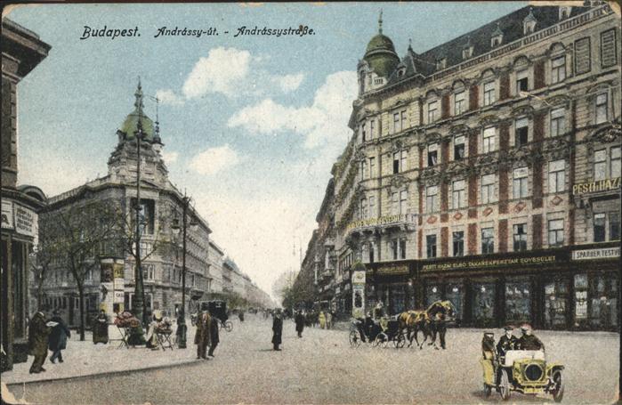Budapest Andrassystrasse Kutsche