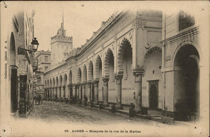 Alger Algerien Mosquee de la Rue de Marine