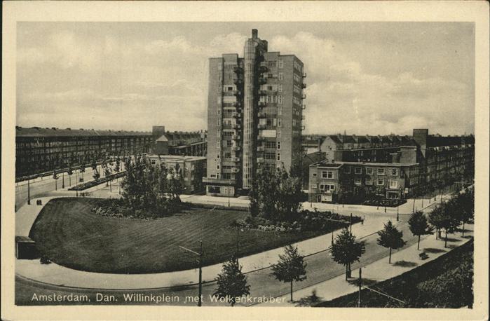 Amsterdam Niederlande Willinplein Wolkenkrabber