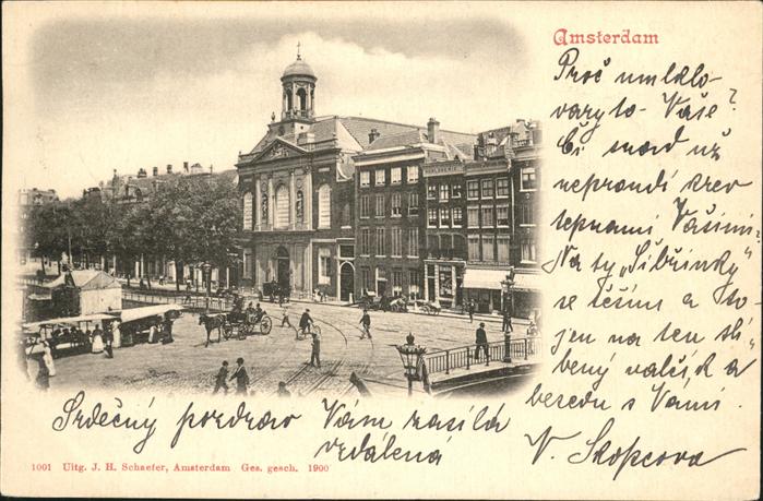 Amsterdam Niederlande Kutsche