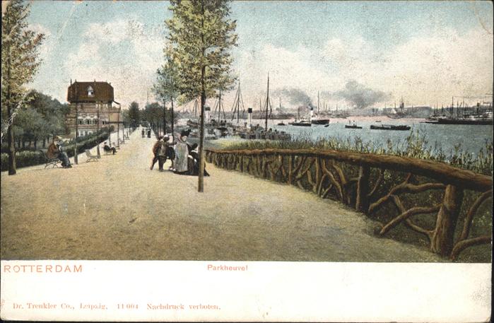 Rotterdam Parkheuvel Schiff