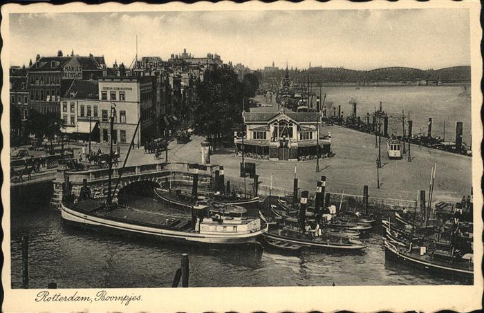 Rotterdam Boompjes Schiff