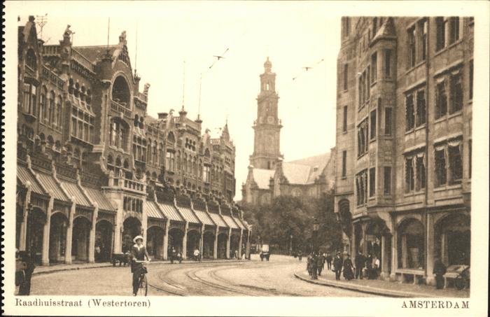 Amsterdam Niederlande Raadhuisstraat