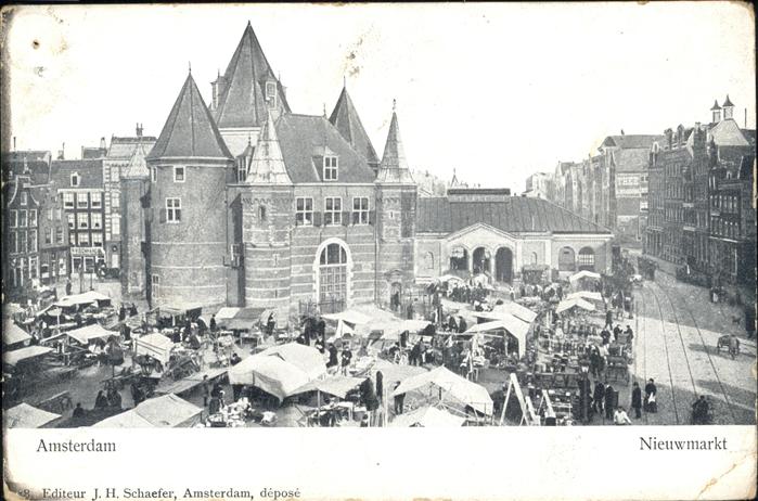 Amsterdam Niederlande Nieuwmarkt