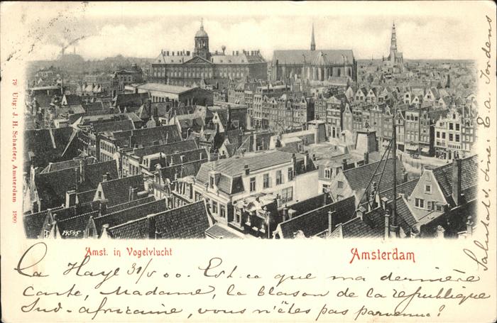 Amsterdam Niederlande Fliegeraufnahme