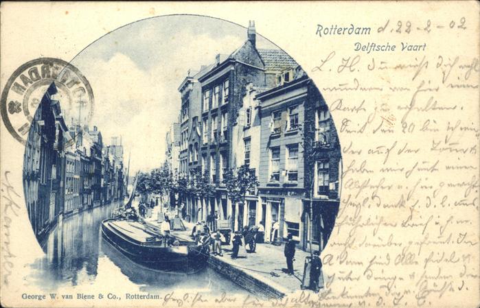Rotterdam Delftsche Vaart Schiff