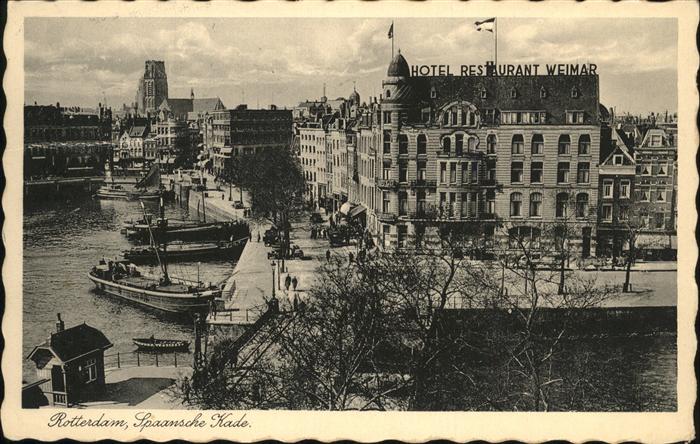 Rotterdam Spaansche Kade Schiff Hotel Restaurant
