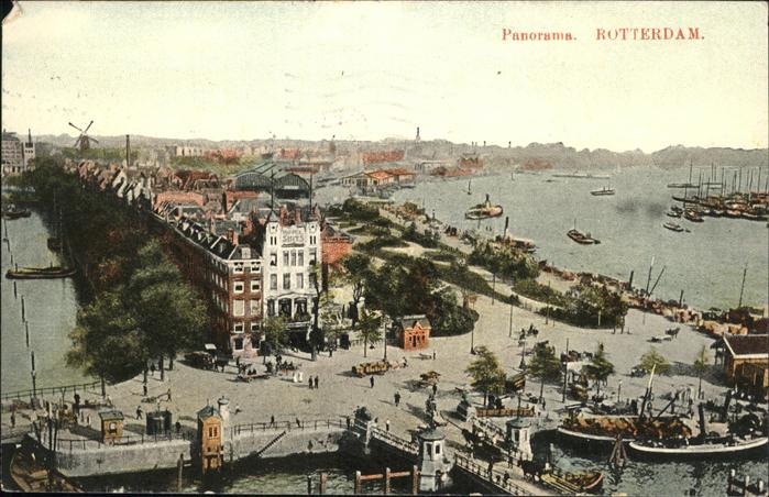 Rotterdam Panorama Schiff