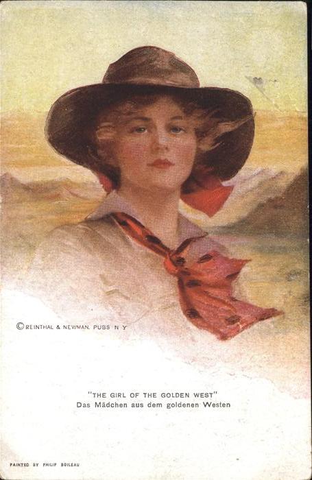 Frauen Das Mädchen aus dem goldenen Westen