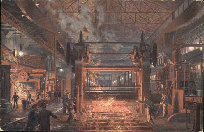 Handwerk Rott Gussstahlfabrik Panzerplatten Walzwerk