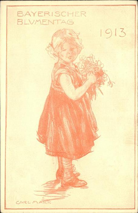 Kuenstlerkarte Carl Marr Bayrischer Jugendtag