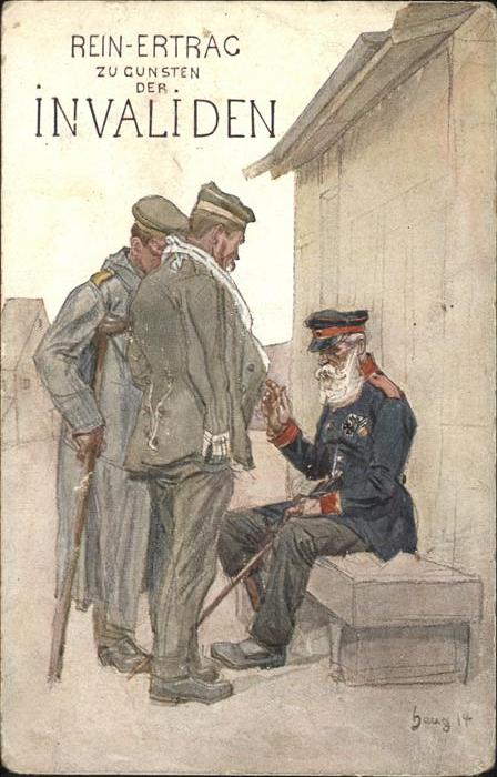 Spendenkarte Rein Ertrag zu gunsten der Invaliden