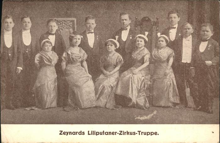 Kuriosum Zeynards Liliputaner Zirkus Truppe