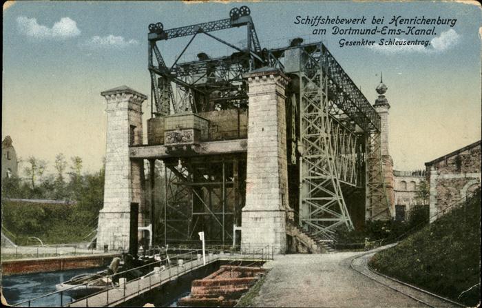 Henrichenburg Schiffshebewerk Schiffshebewerk