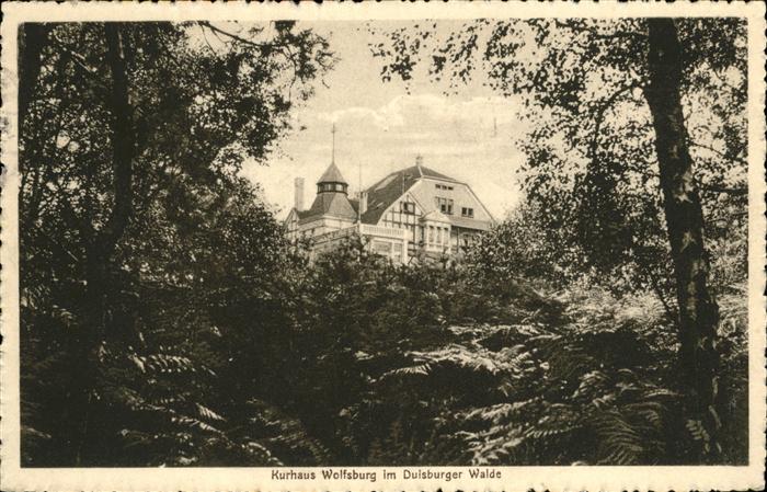 Duisburg Ruhr Kurhaus Wolfsburg