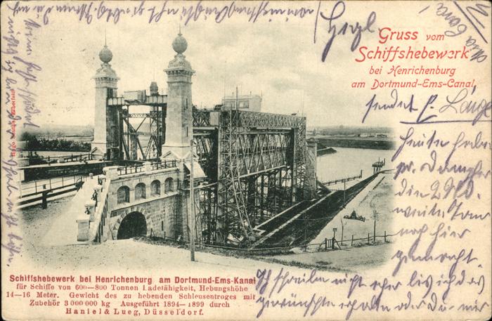 Henrichenburg Schiffshebewerk Schiffshebewerk