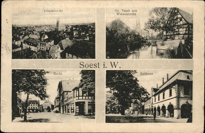 Soest Arnsberg Wiesekirche Markt Rathaus