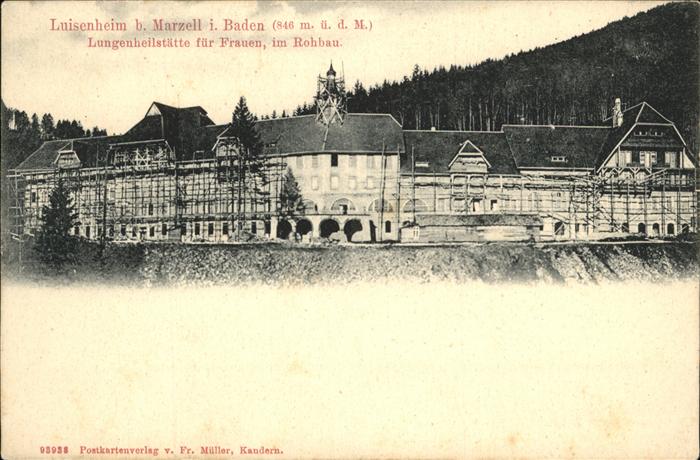 Luisenheim Rehaklinik Malsburg-Marzell K Lungenheilstätte für Frauen