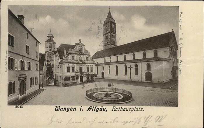 Wangen Allgaeu Rathausplatz