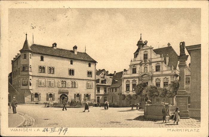 Wangen Allgaeu Marktplatz