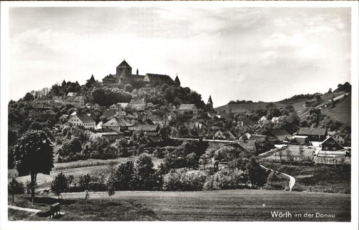 Woerth Donau Gasthof Schwarzer Bär Burg