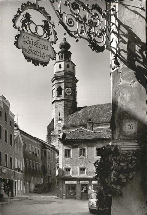 Tittmoning Salzach Entenstrasse Stiftskirche