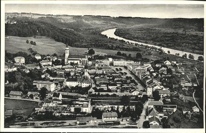 Tittmoning Salzach a. d. Salzach Flugaufnahme