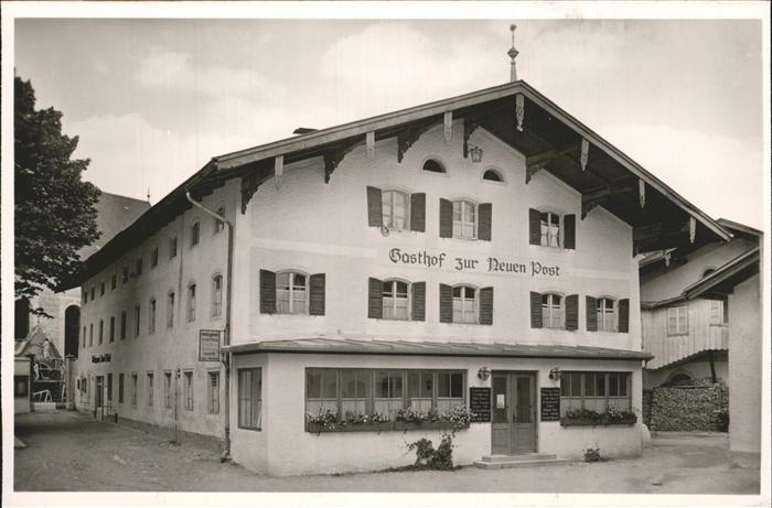 Siegsdorf Gasthof Metzgerei zur Neuen Post